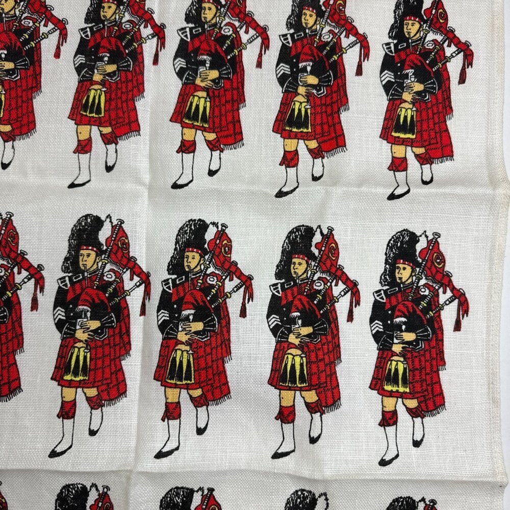 NWOT Ireland Irish Linen Tea Towel or Wall Handing  Pipes & Drums Reg.#7792 - Picture 3 of 6